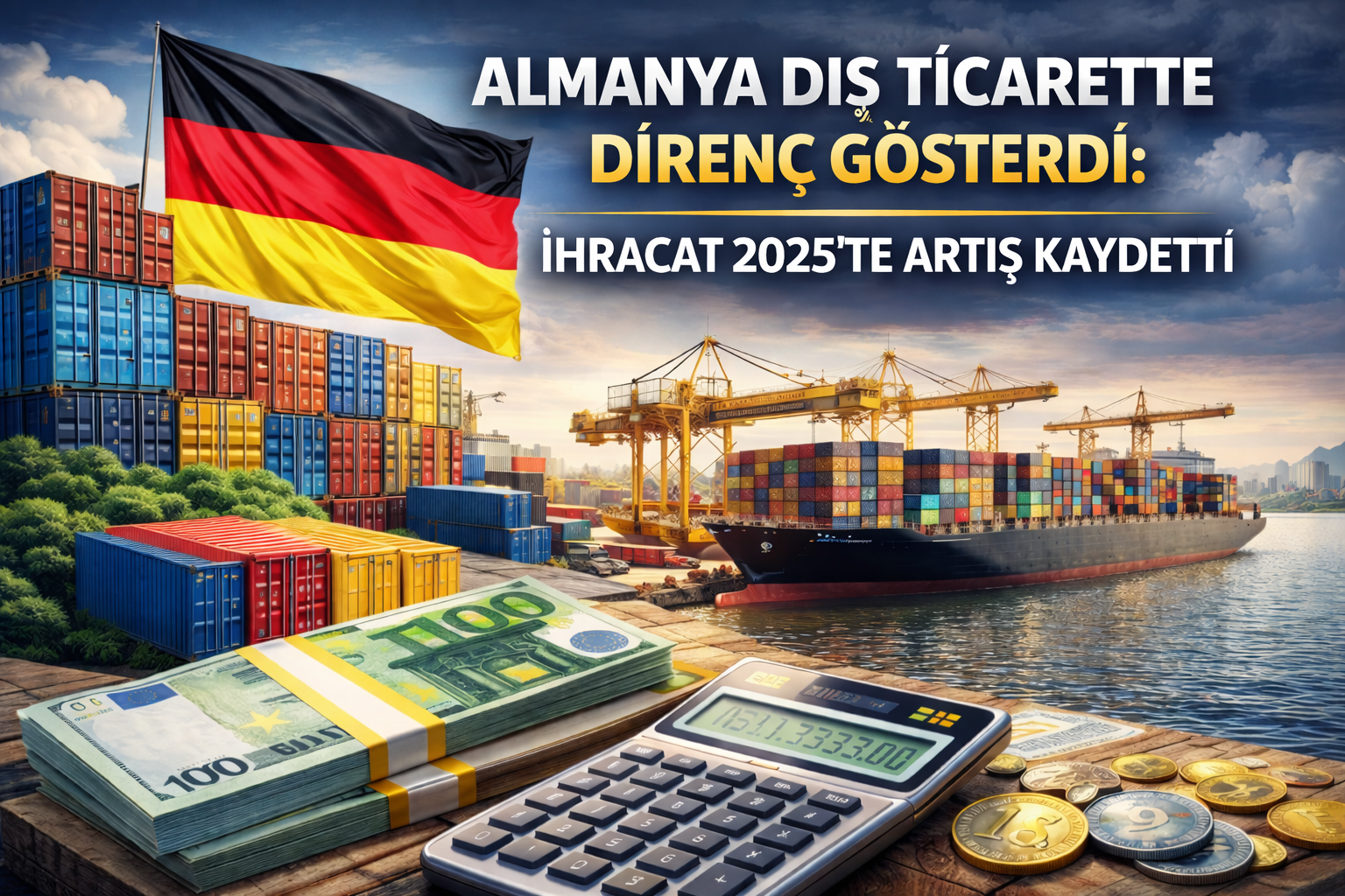 Almanya dış ticarette 2025’te artış kaydetti