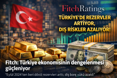 Fitch: Türkiye ekonomisinde dengelenme güçleniyor, dış riskler zayıflıyor