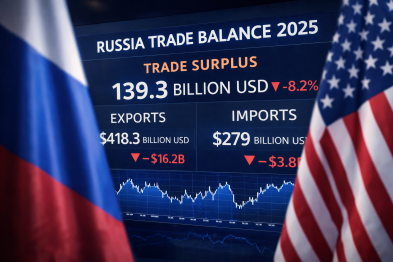 Rusya’nın Dış Ticaret Fazlası 2025’te Geriledi: İhracat ve İthalatta Düşüş