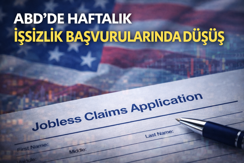 ABD’de Haftalık İşsizlik Başvurularında Düşüş