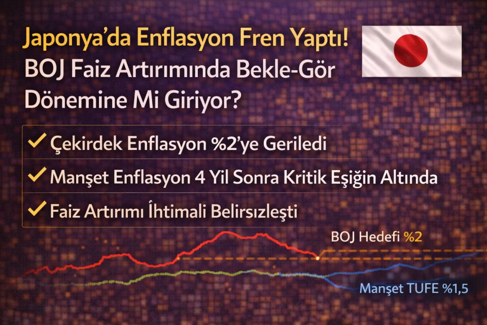 Japonya’da Enflasyon Fren Yaptı!