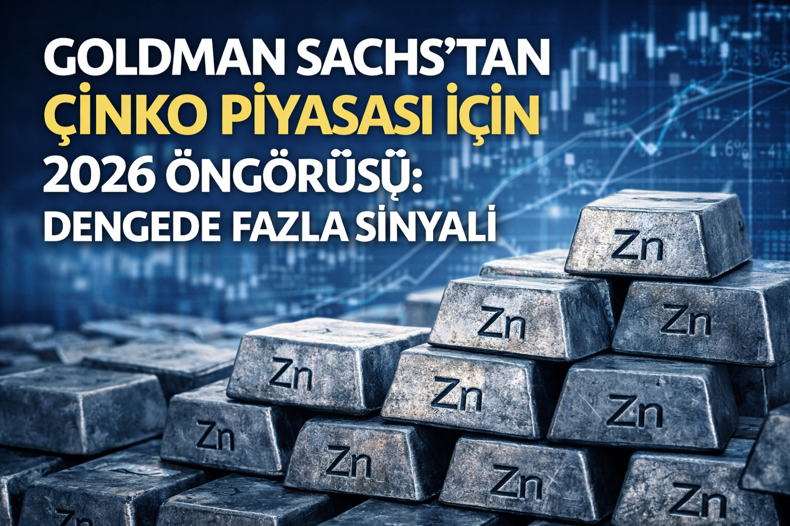 Goldman Sachs’tan Çinko Piyasası İçin 2026 Öngörüsü: Dengede Fazla Sinyali
