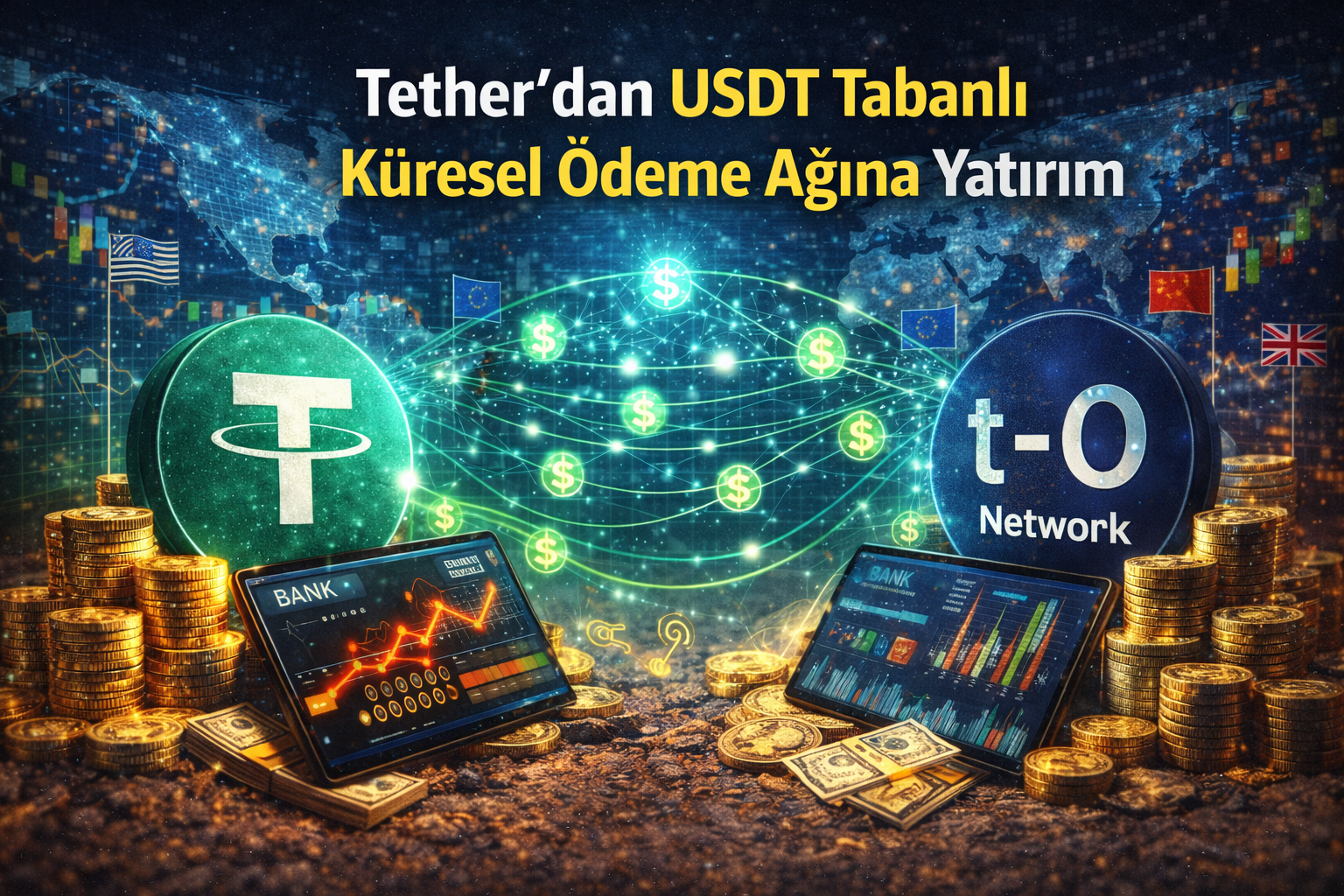 Tether’dan USDT Tabanlı Küresel Ödeme Ağına Yatırım
